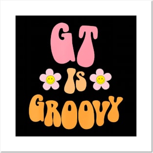 Groovy Gt Teacher Gifted And Talented Teacher Team Group Posters and Art